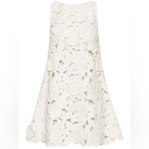 Oscar de la Renta Dresses & Skirts - NWT Oscar de la Renta Crocheted Mini Dress